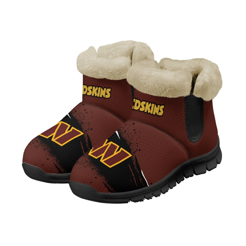 Women's Washington Commanders 2024 Snow Boots/Shoes 002(Pls check description for details)